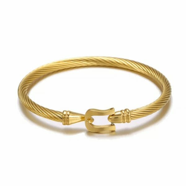 Bracelet câble ceinture en Or 18K 100% Artisanal – Image 2