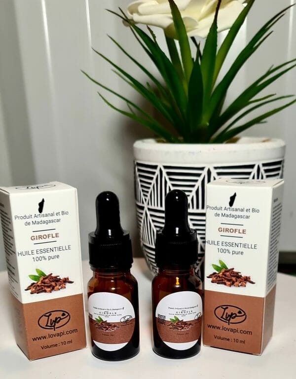 Huile essentielle de clou de girofle 100% pure et Bio de Madagascar-LVP – Image 2