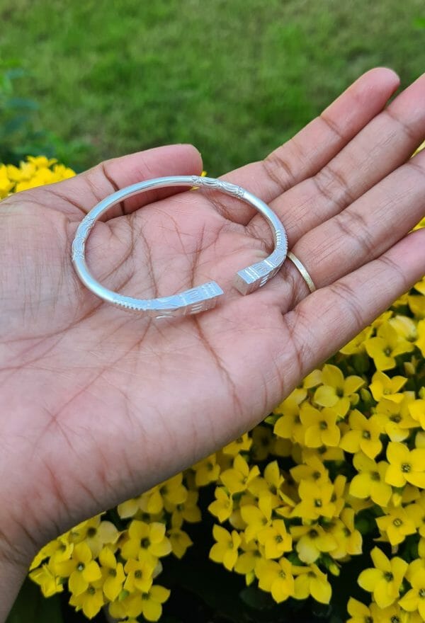 Bracelet vangovango carré saccalava pour enfant 100% Argent -18cm