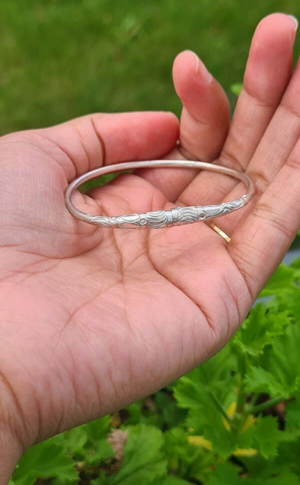 Bracelet VangoVango 100% Argent pour enfant 6 à 10ans - 13 cm – Image 3