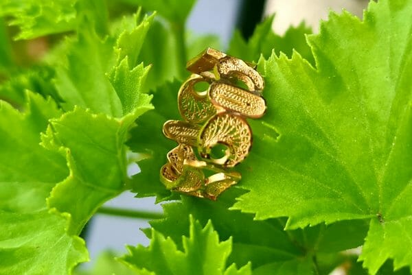 Bague filigrane ALOALO Or 18K 100% Artisanal – Image 6