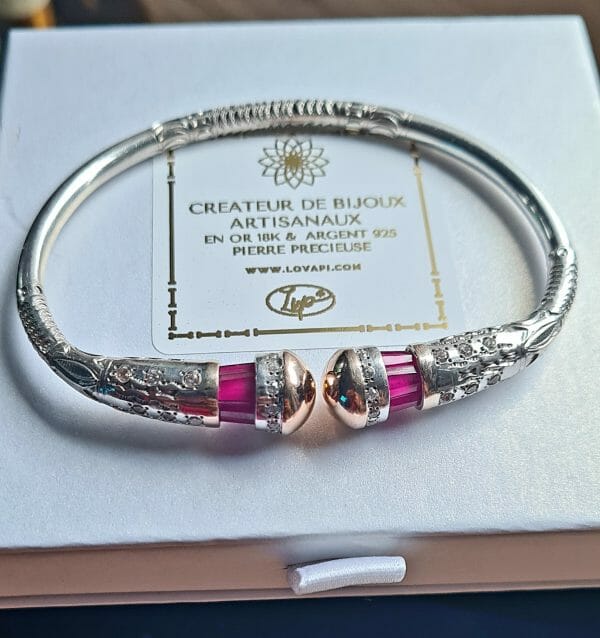 Bracelet vangovango matoky valeur Argent/Or(100% artisanal)-42G H/F Mixte