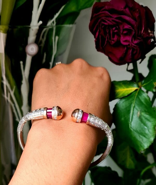 Bracelet vangovango matoky valeur Argent/Or(100% artisanal)-42G H/F Mixte – Image 2