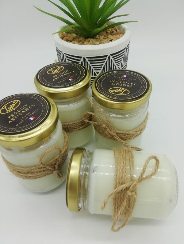 Bougie de massage au karité et huile d'amande pur- parfum vanille  (100% fait maison) - LVP – Image 5