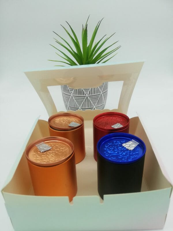 Coffret bien-être bougie massage parfum ananas  (100% artisanal)-LVP – Image 4