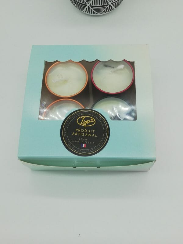 Coffret bien-être bougie massage parfum ananas  (100% artisanal)-LVP – Image 3