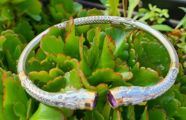 Bracelet vangovango mahavita Argent 925 /Or 18K 100% artisanal Mixte 39G – Image 2