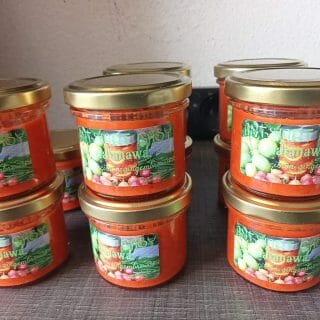 Ants'Art Gasy "Mafanawa" Avec Piment Antillais Rouge(Sakay Satroko Antinosy)