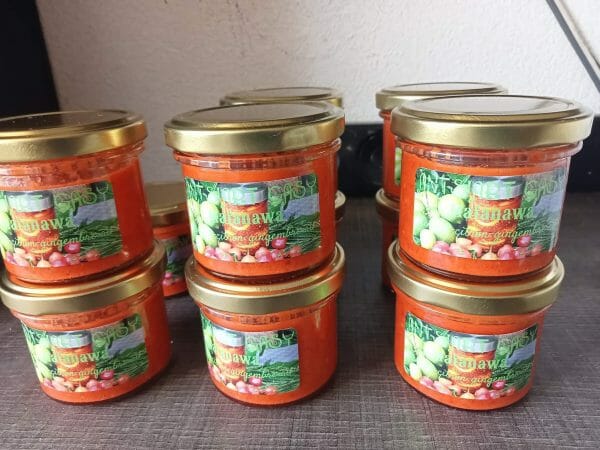 Ants'Art Gasy "Mafanawa" Avec Piment Antillais Rouge(Sakay Satroko Antinosy)