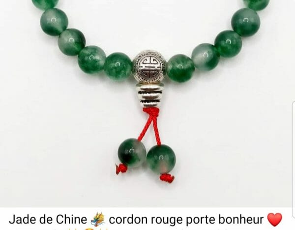 Bracelet "Jade" en pierre naturelle- Madagascar – Image 2