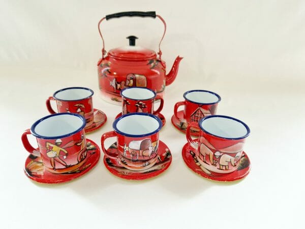 théière et tasses