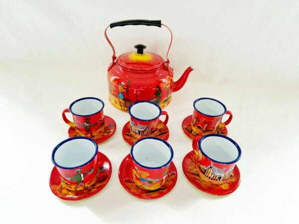 théière et tasses