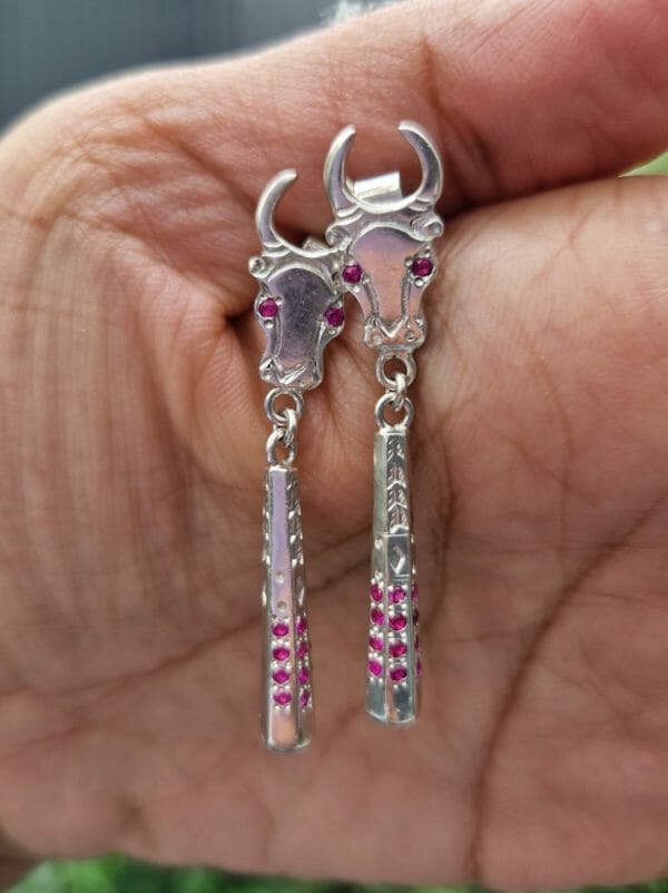 boucle d'oreilles barea en argent