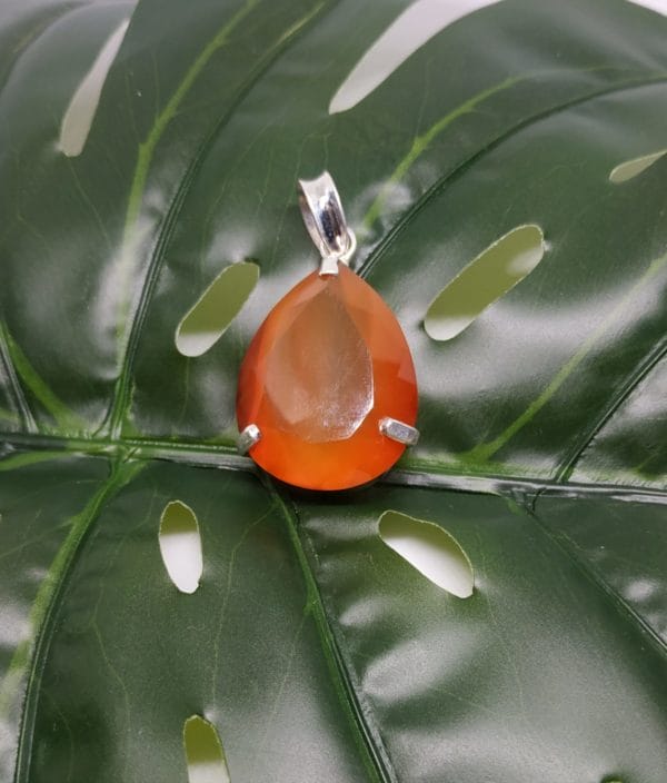 Pendentif pour sautoir avec pierre citrine ovale assilyahjewel – Image 3