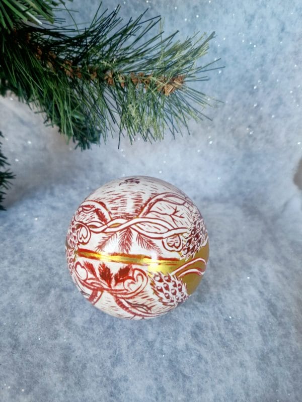 6 Boules de Noël/ décoration de Noël/collection NOËL ARTISANAL/ Madagascar – Image 16