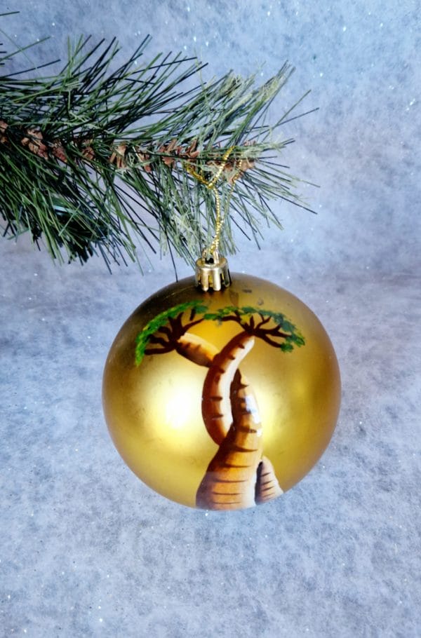 6 Boules de Noël/ décoration de Noël/collection NOËL ARTISANAL/ Madagascar – Image 7