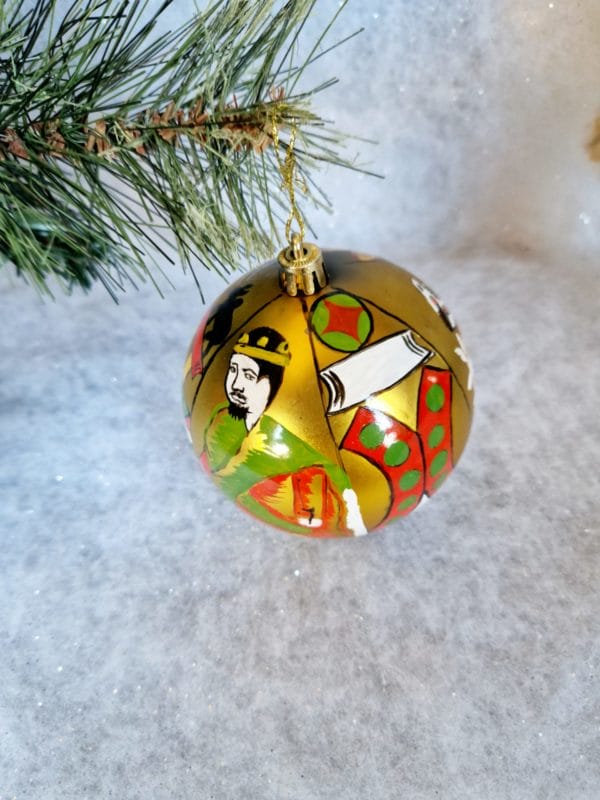 6 Boules de Noël/ décoration de Noël/collection NOËL ARTISANAL/ Madagascar – Image 12