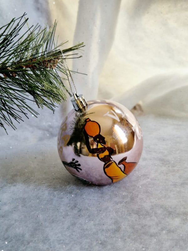 6 Boules de Noël/ décoration de Noël/collection NOËL ARTISANAL/ Madagascar – Image 5