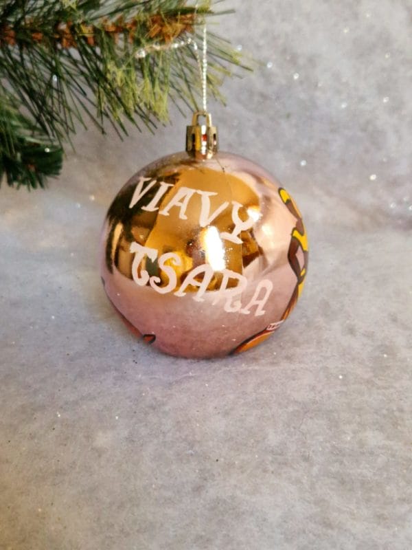6 Boules de Noël/ décoration de Noël/collection NOËL ARTISANAL/ Madagascar – Image 3