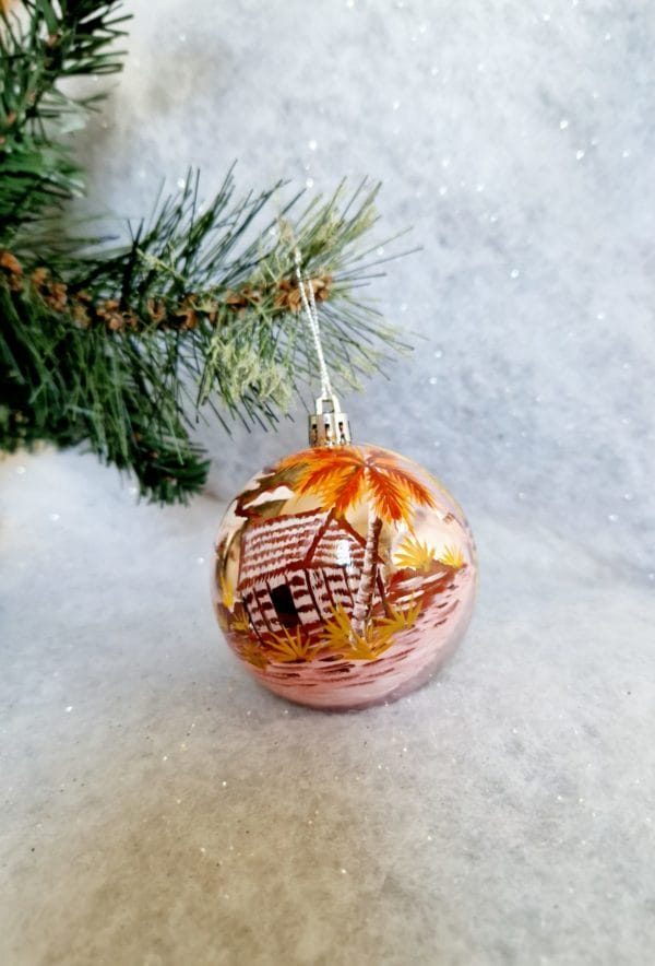 6 Boules de Noël/ décoration de Noël/collection NOËL ARTISANAL/ Madagascar – Image 12