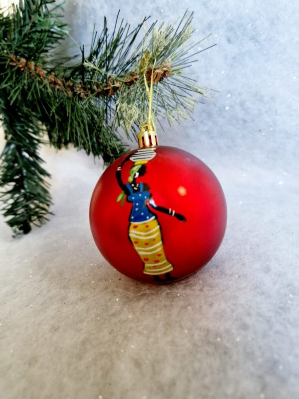 6 Boules de Noël/ décoration de Noël/collection NOËL ARTISANAL/ Madagascar – Image 9