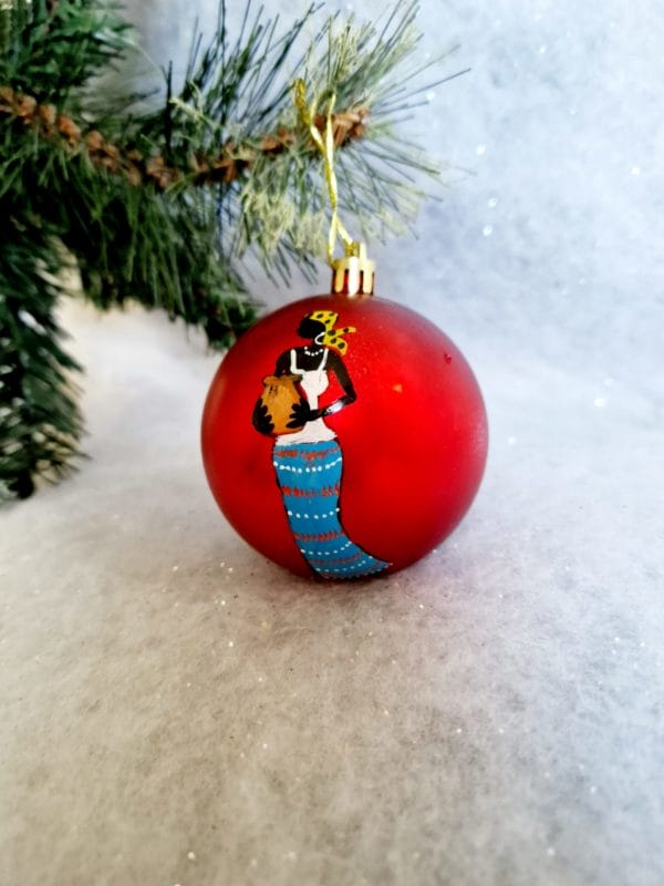 6 Boules de Noël/ décoration de Noël/collection NOËL ARTISANAL/ Madagascar – Image 10