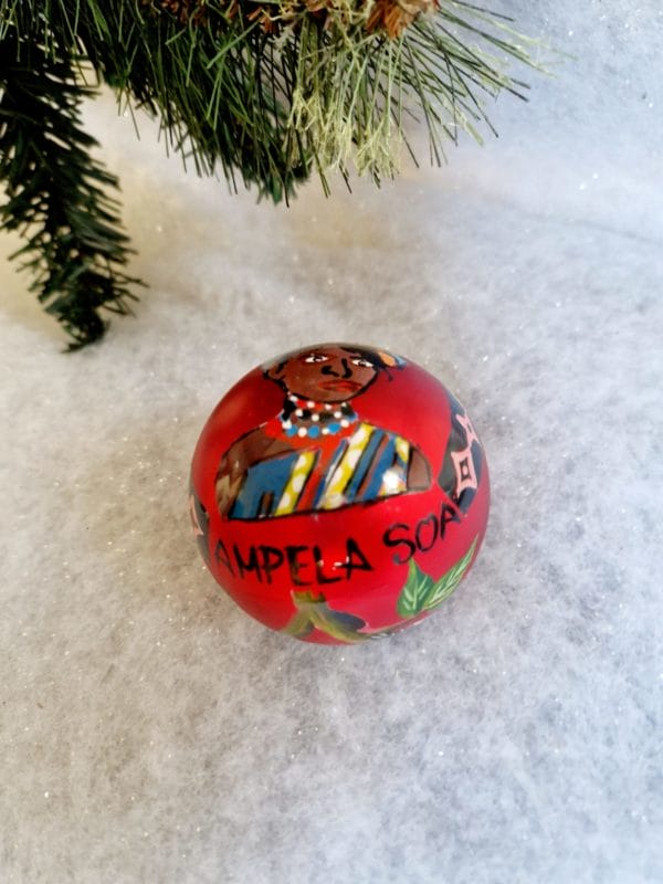 6 Boules de Noël/ décoration de Noël/collection NOËL ARTISANAL/ Madagascar – Image 8
