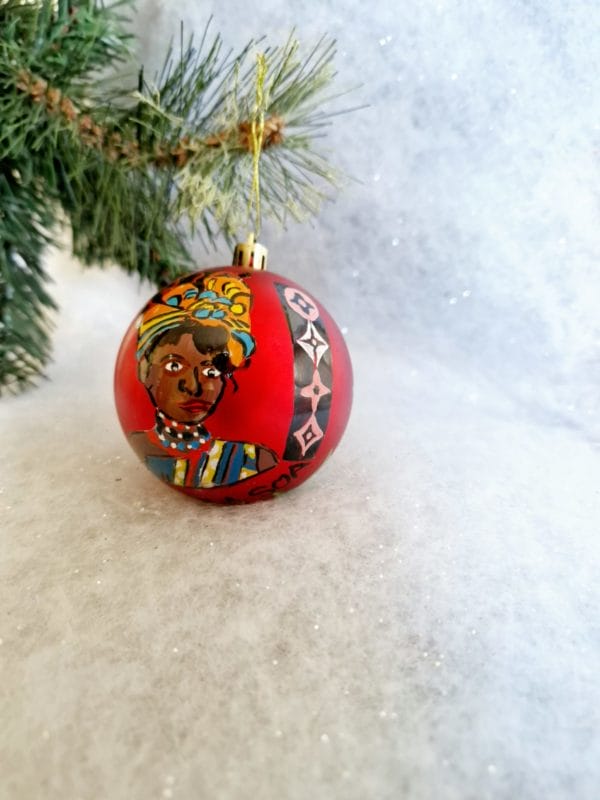 6 Boules de Noël/ décoration de Noël/collection NOËL ARTISANAL/ Madagascar – Image 15