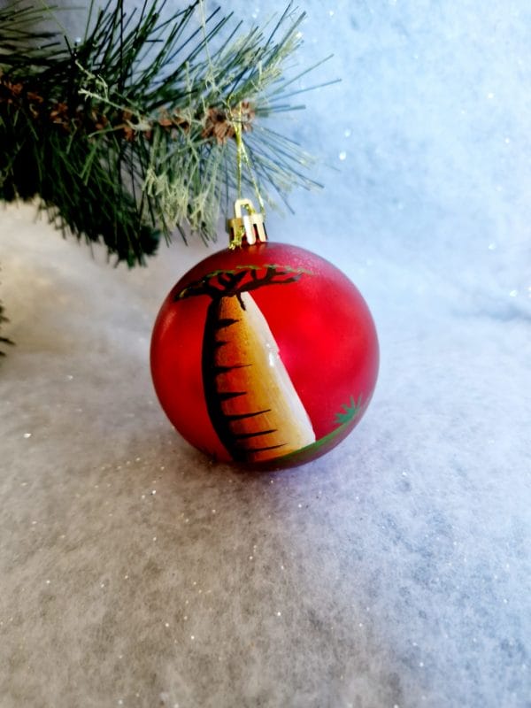 6 Boules de Noël/ décoration de Noël/collection NOËL ARTISANAL/ Madagascar – Image 13