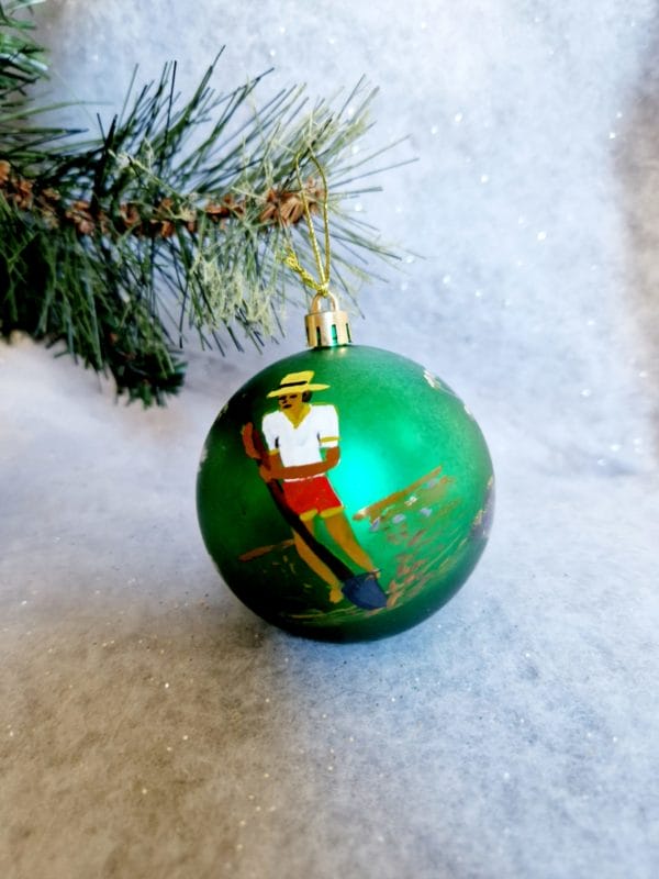 6 Boules de Noël/ décoration de Noël/collection NOËL ARTISANAL/ Madagascar – Image 7