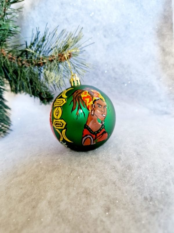 6 Boules de Noël/ décoration de Noël/collection NOËL ARTISANAL/ Madagascar – Image 5
