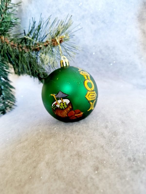 6 Boules de Noël/ décoration de Noël/collection NOËL ARTISANAL/ Madagascar – Image 4