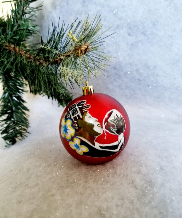 6 Boules de Noël/ décoration de Noël/collection NOËL ARTISANAL/ Madagascar – Image 4