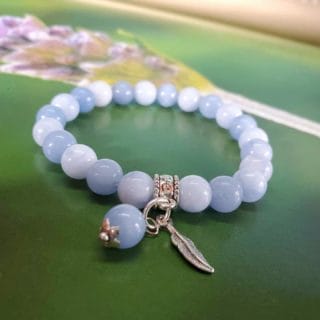 Bracelet Aigue Marine/ pierre naturelle/ Madagascar