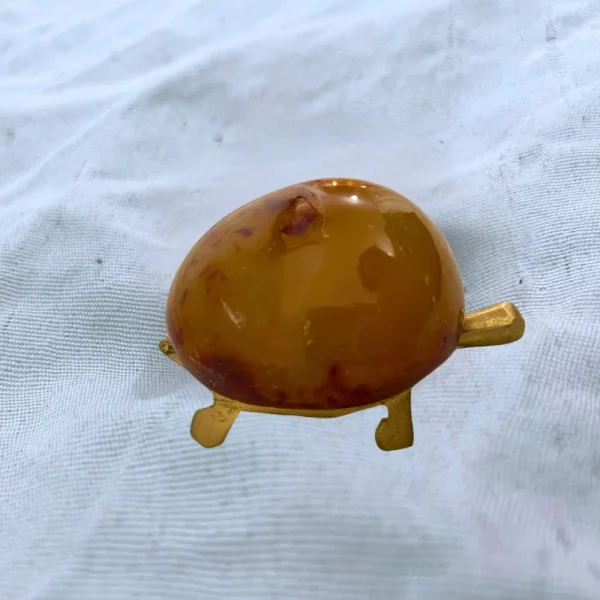 Mini Tortue en Calcite Miel / Produits Sendbazar
