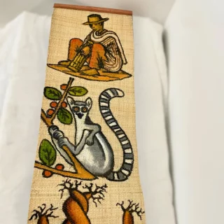 Toile Malagasy en Raphia