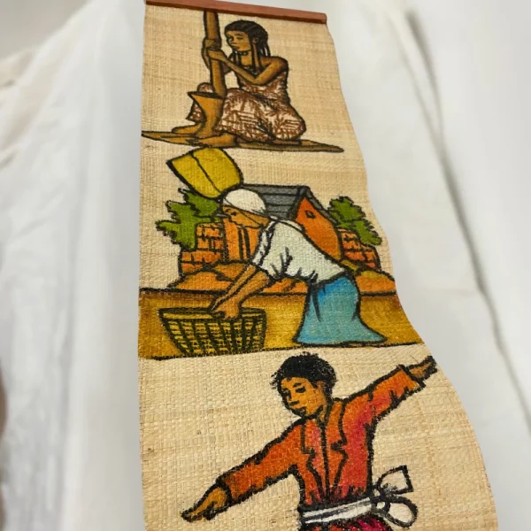 Toile Malagasy en Raphia