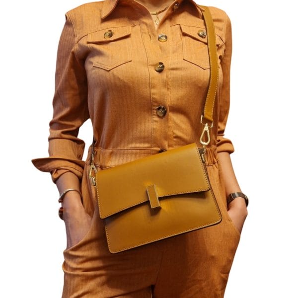Sac à Main Renault en Cuir Marron