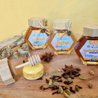 Pack-coffret Découverte- 3 miels mokarana, Litchi et Niaouli/ Miel de Sud-est Madagascar