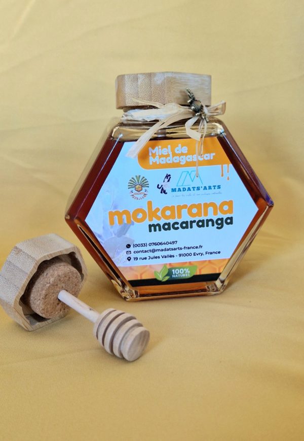 250gr de Miel de Mokarana en BOCAL MAGIQUE/ miel du Sud-est de Madagascar – Image 5