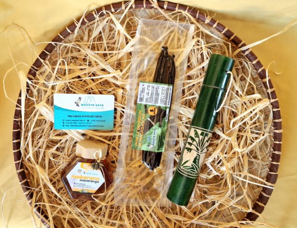 Pack-coffret KADÔ découverte PM- 250gr miel Mokarana et 5 gousses de vanille de Madagascar