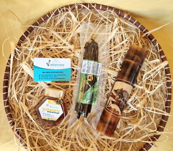 Pack-coffret KADÔ découverte MM- 250gr miel Mokarana et 10 gousses de vanille de Madagascar