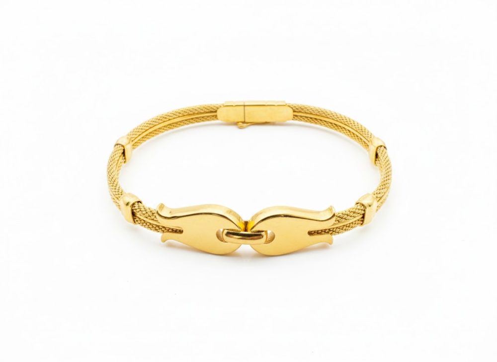 Bracelet cable guitare en OR