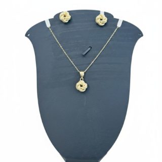 Parure Noeud en Or 18K 3g20