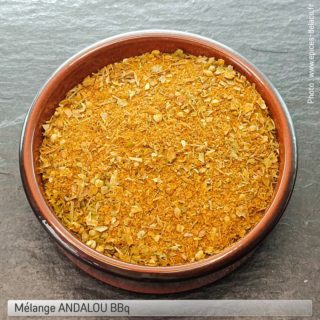 ANDALOU BBQ 100g M ... mélange d'épices, herbes aromatiques, condiments, piments