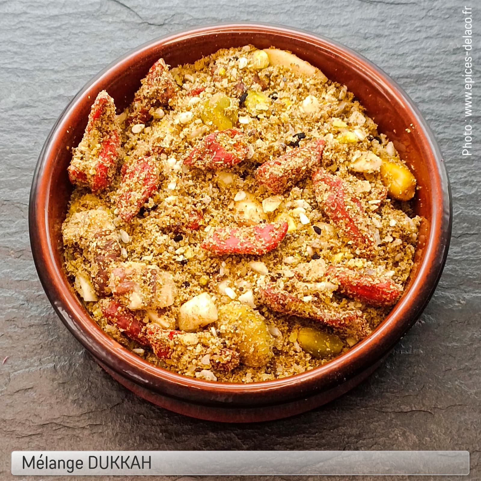 DUKKAH 60g S ... mélange d'épices, herbes aromatiques, condiments, piments