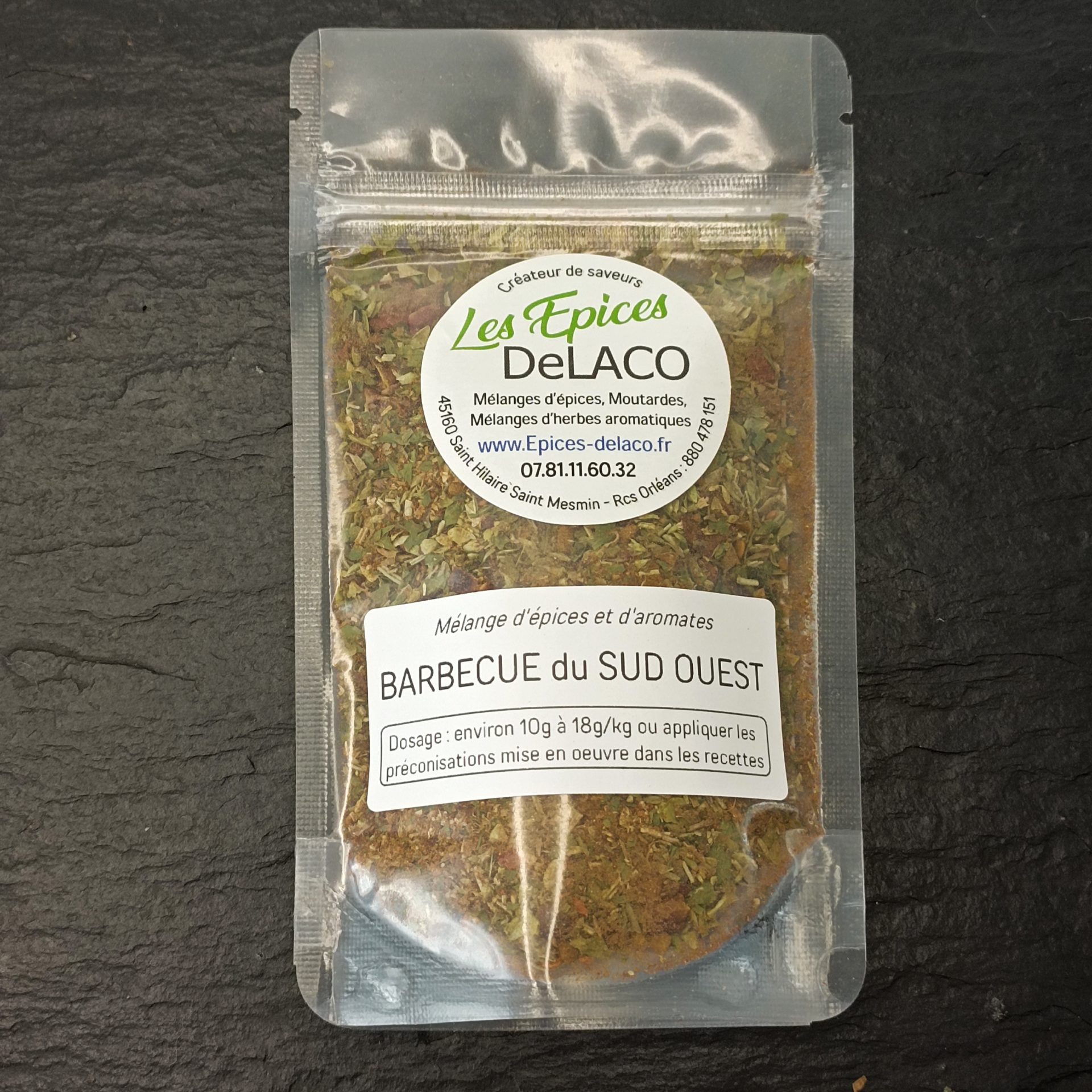 BBQ DU SUD OUEST 160g L ... mélange d'épices, herbes aromatiques, condiments, piments – Image 4
