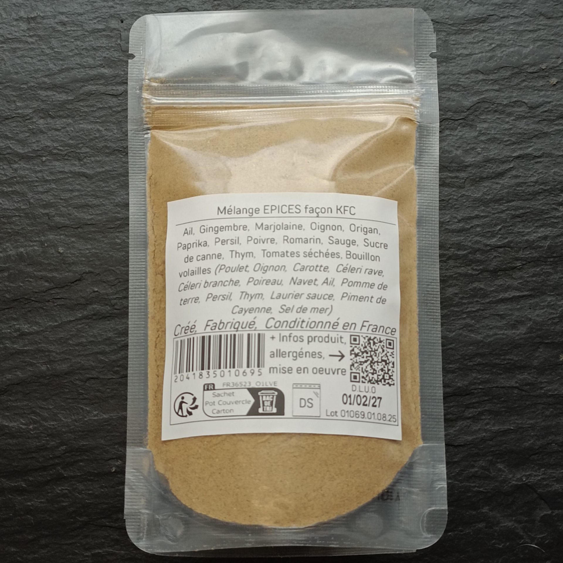 EPICES A POULET 880g PRO ... mélange d'épices, herbes aromatiques, condiments, piments – Image 4