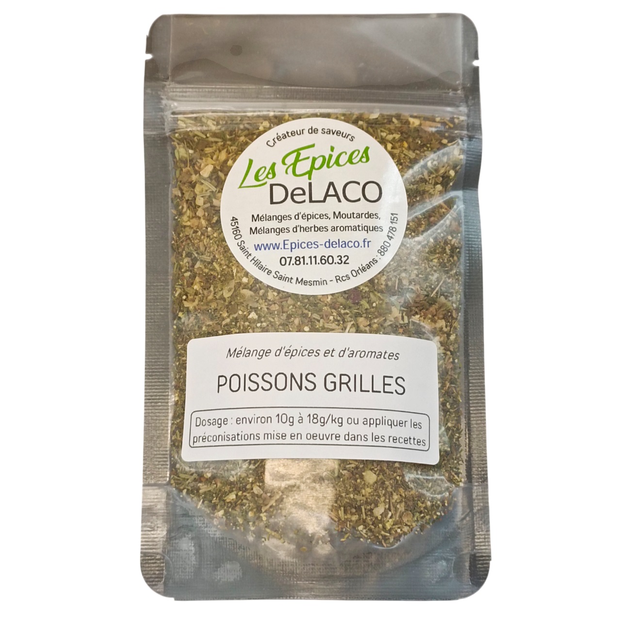 POISSONS GRILLES 65g M ... mélange d'épices, herbes aromatiques, condiments, piments – Image 4