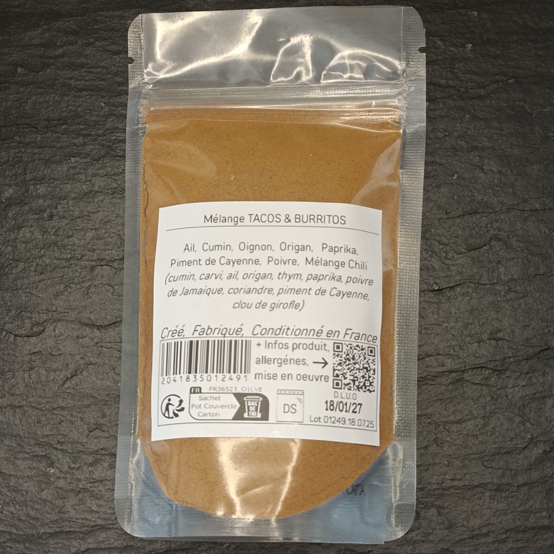 TACOS 880g PRO ... mélange d'épices, herbes aromatiques, condiments, piments – Image 5